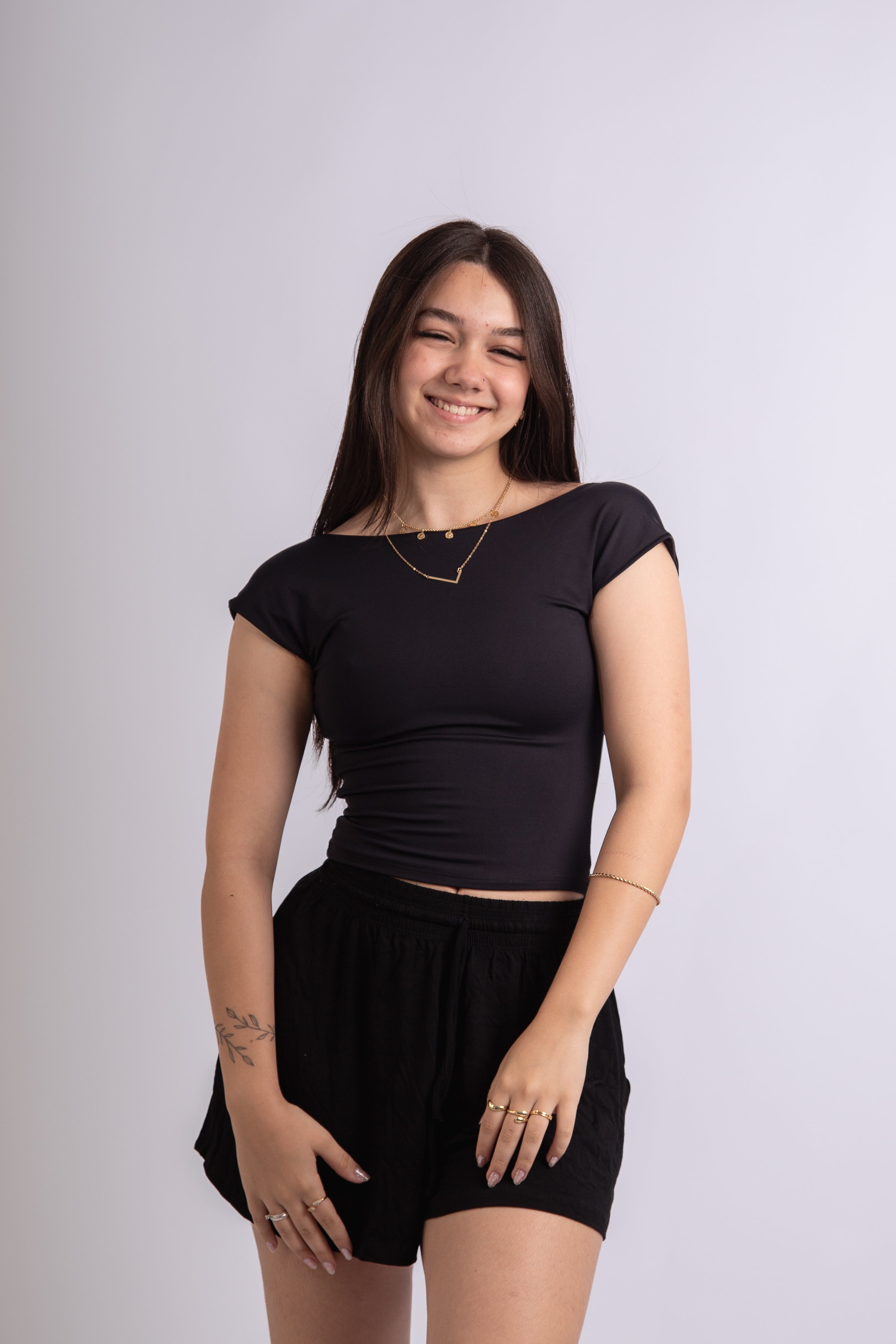 Top costas nuas Amê