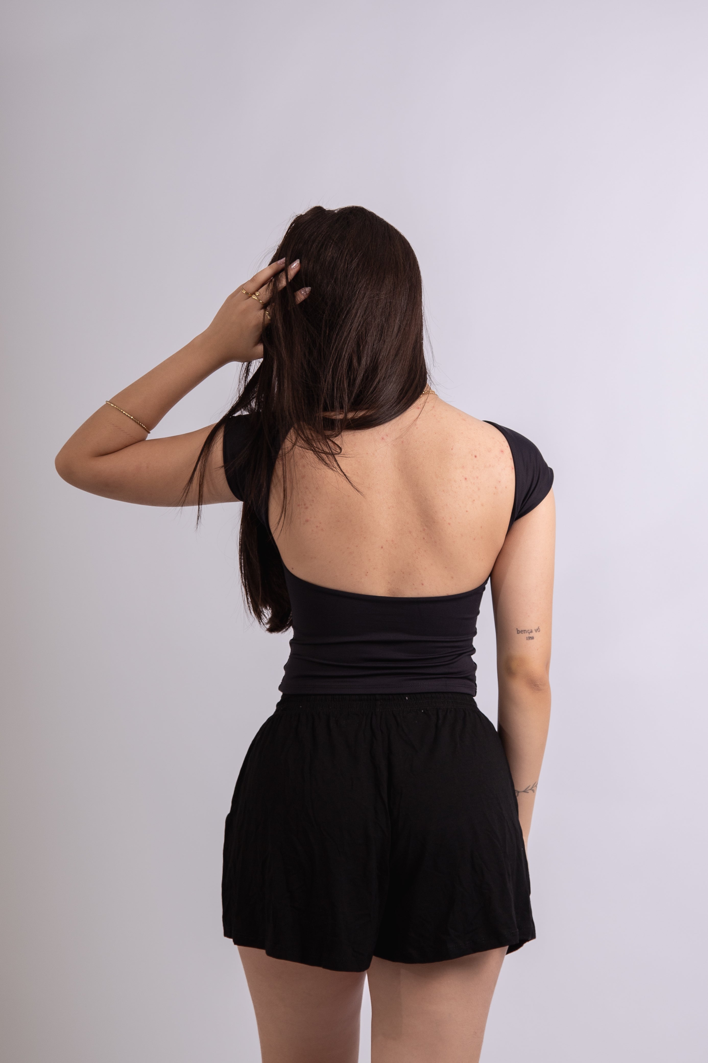 Top costas nuas Amê