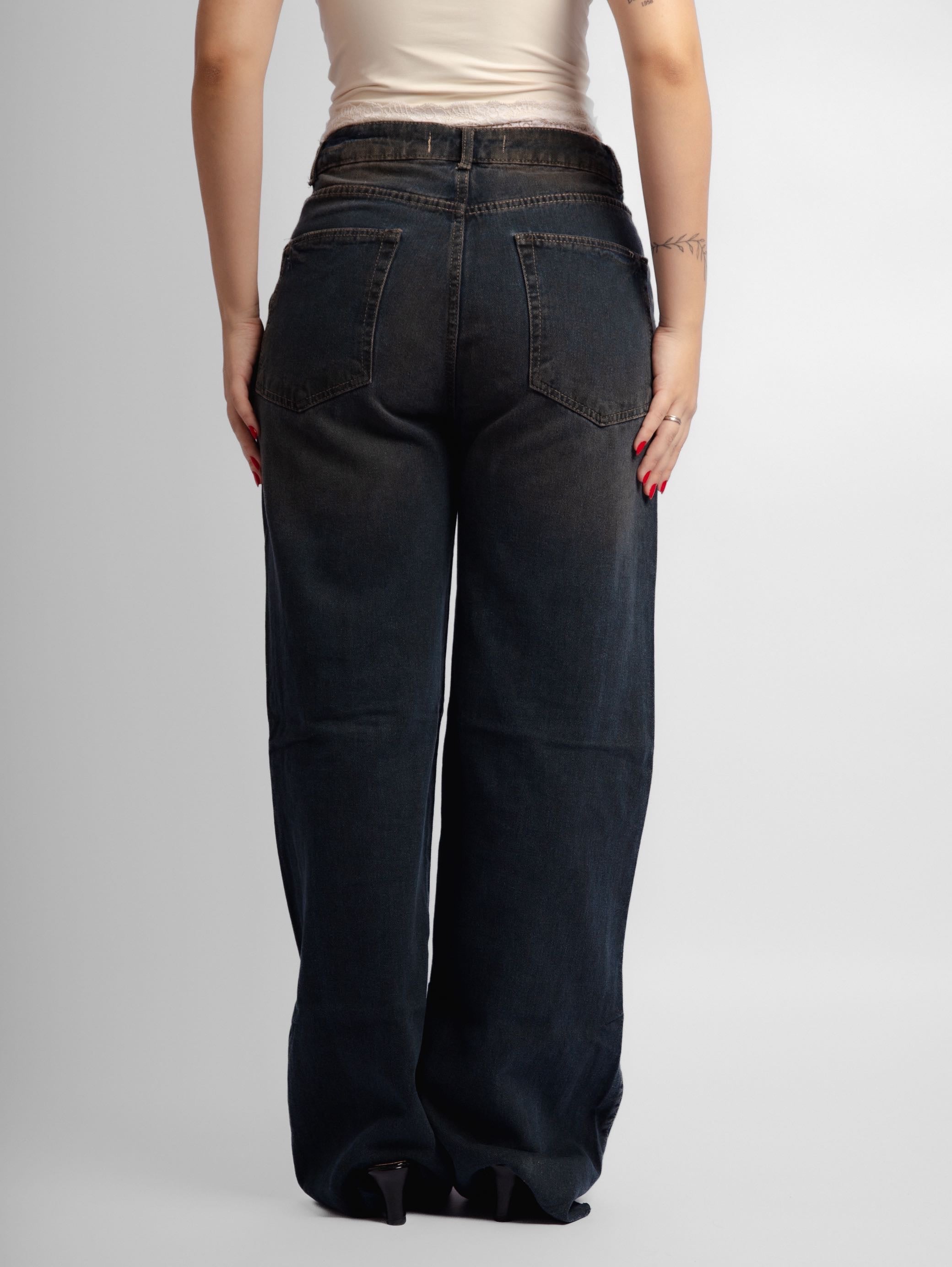 Calça jeans reta Daze