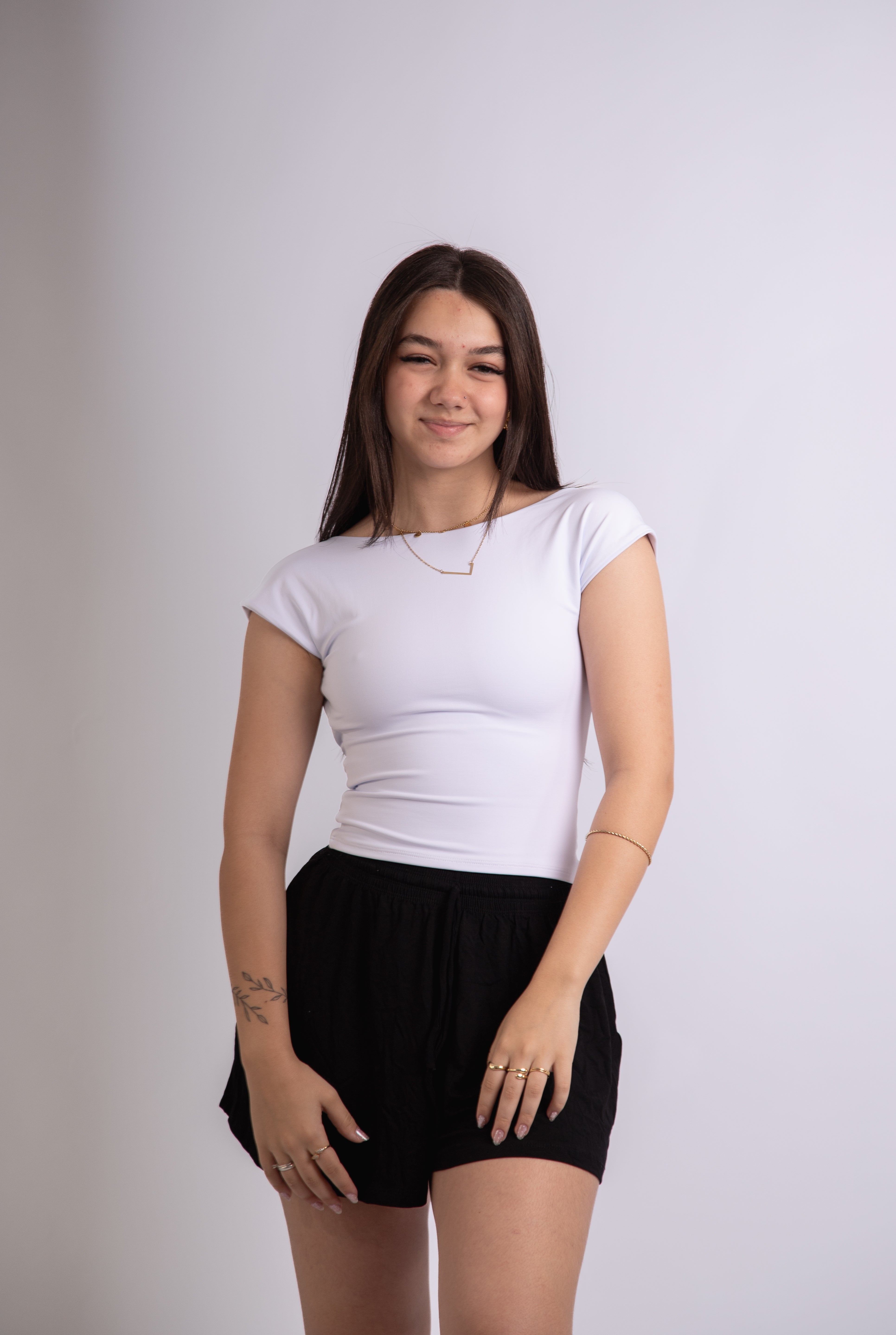 Top costas nuas Amê