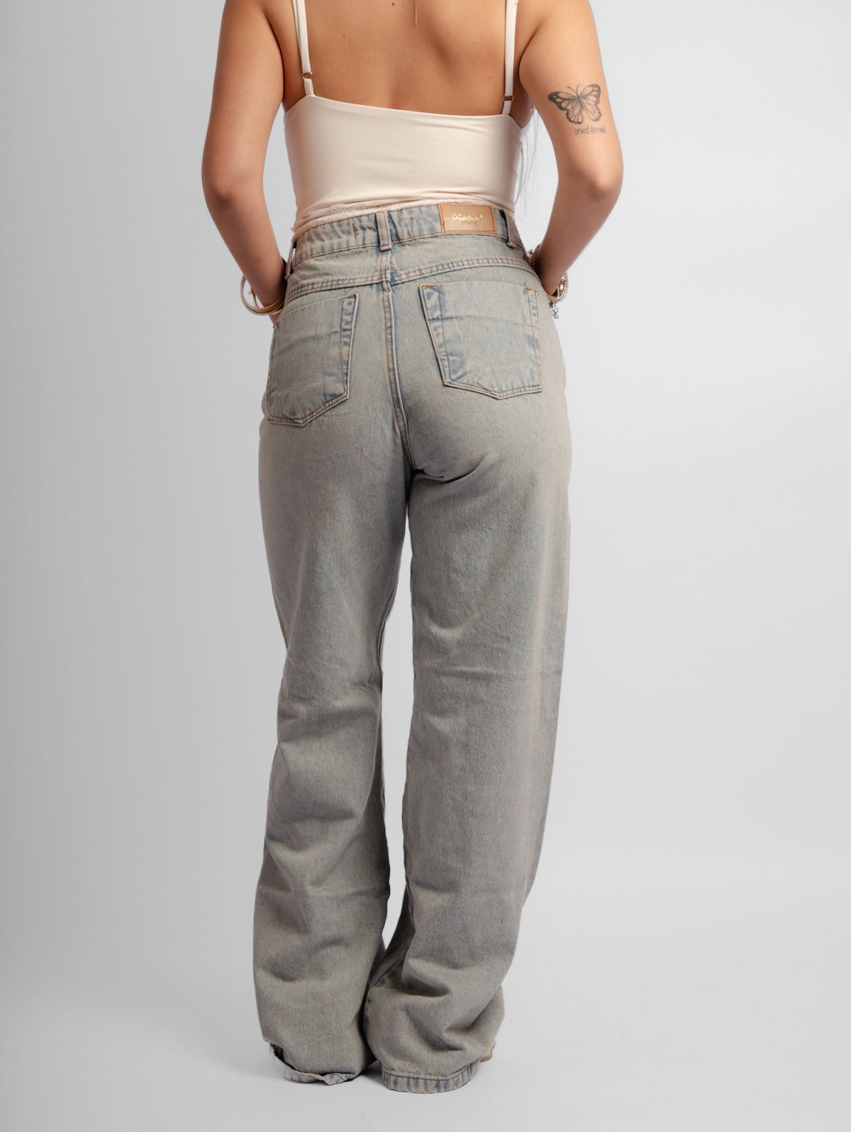 Calça jeans reta Ceci