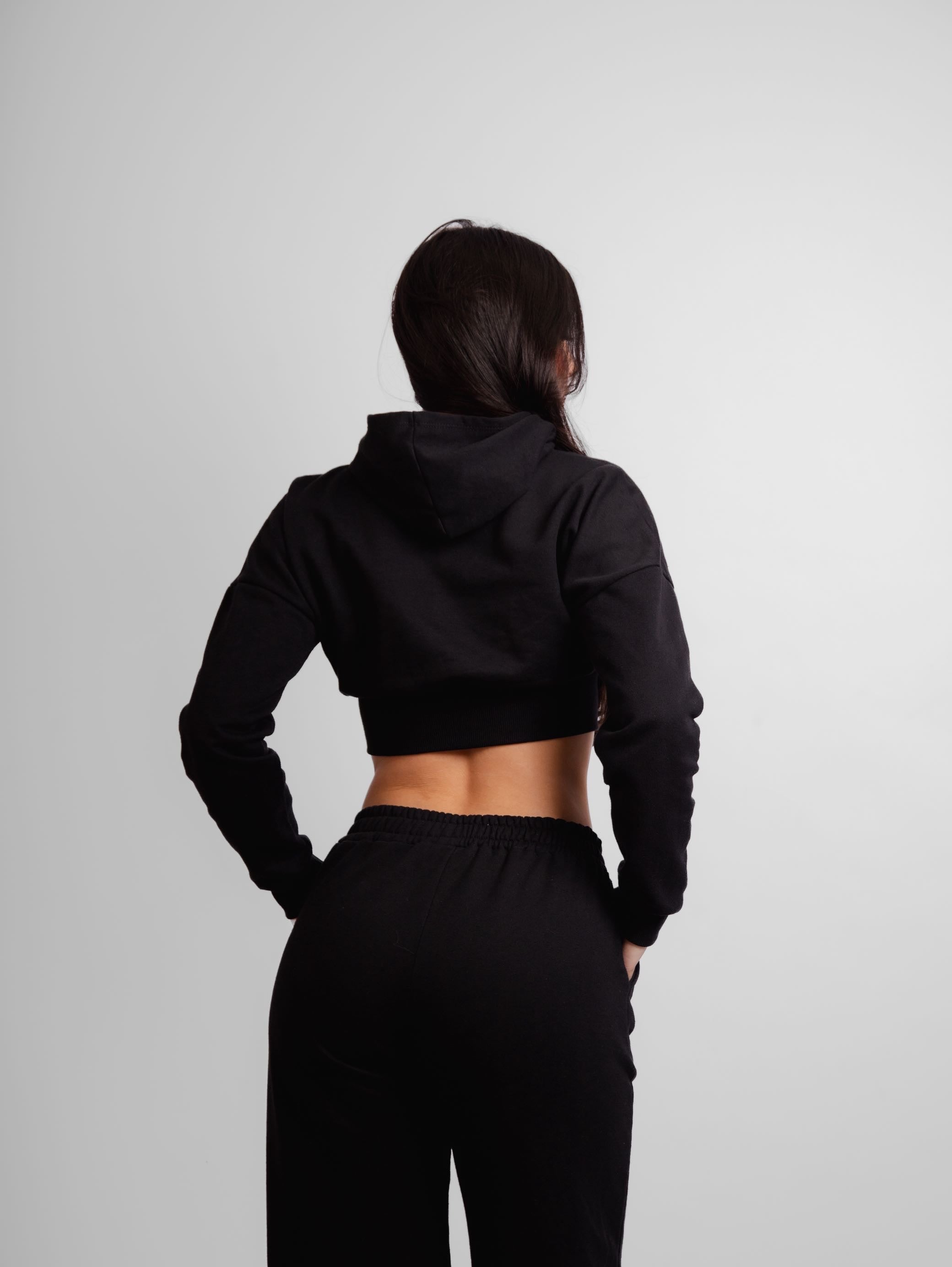 Jaqueta cropped moletom brooklyn