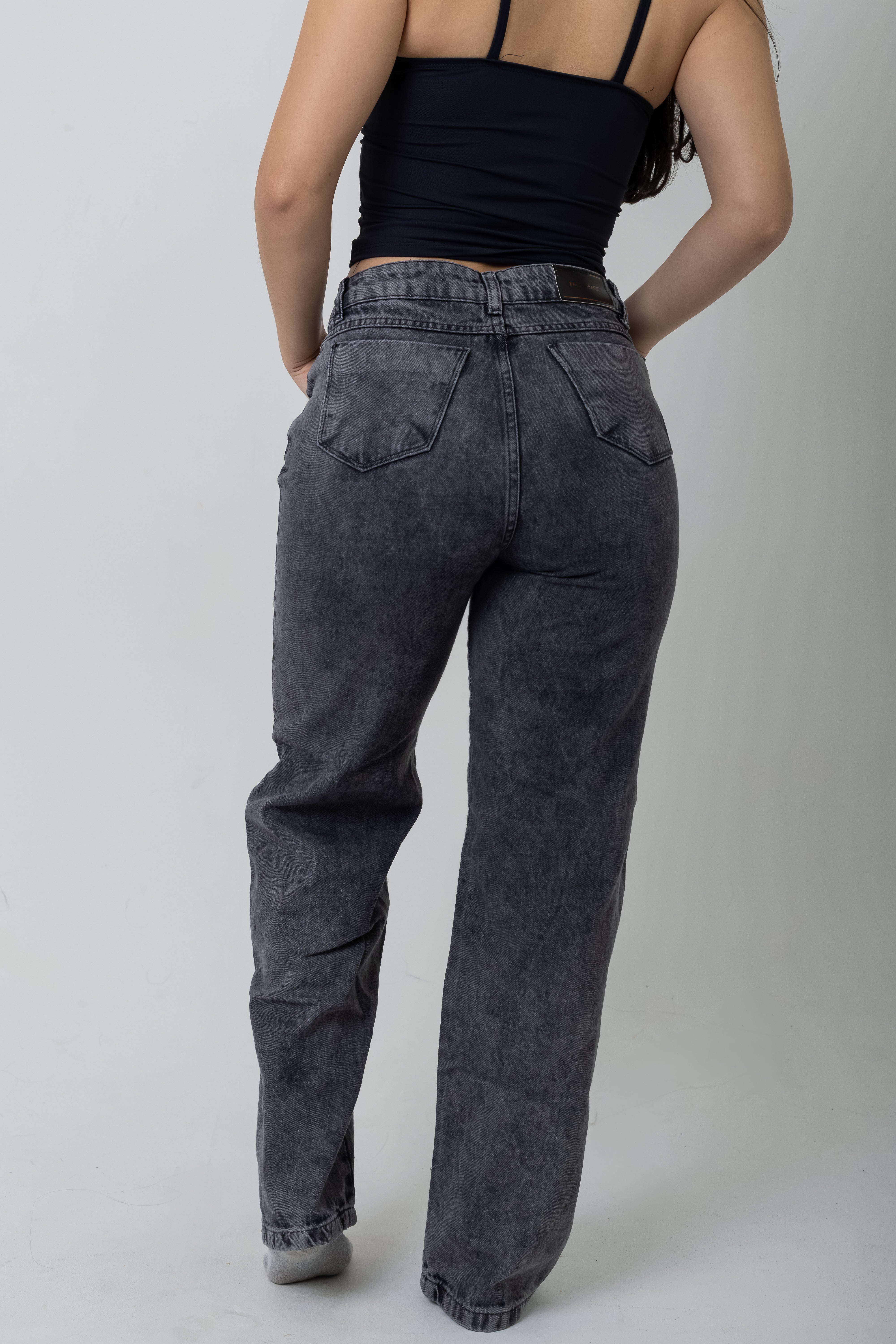 Calça Wide reta Baby