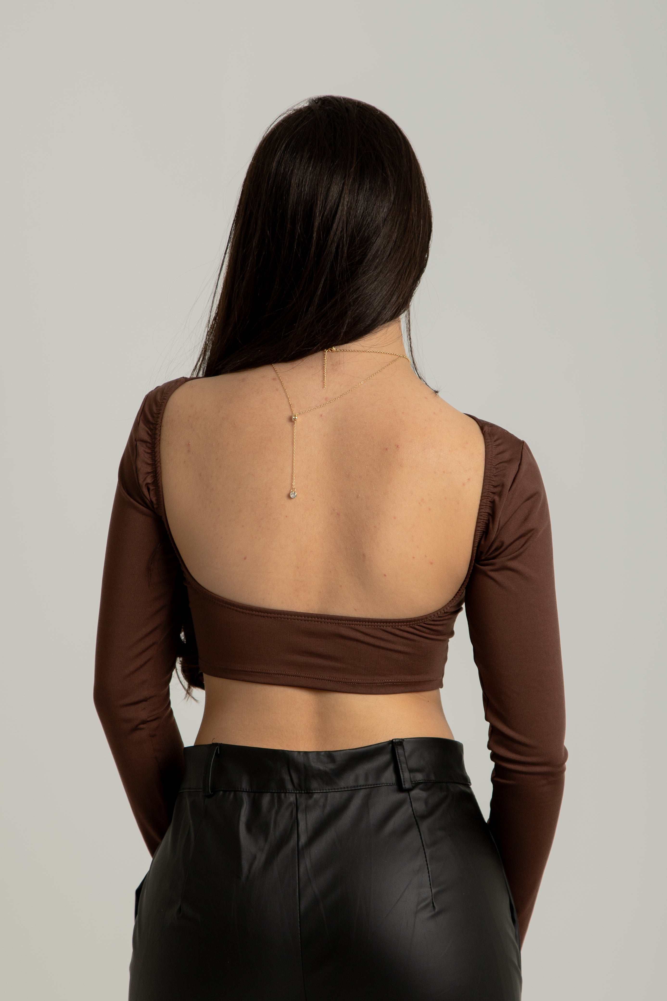 Top costas nuas Malibu
