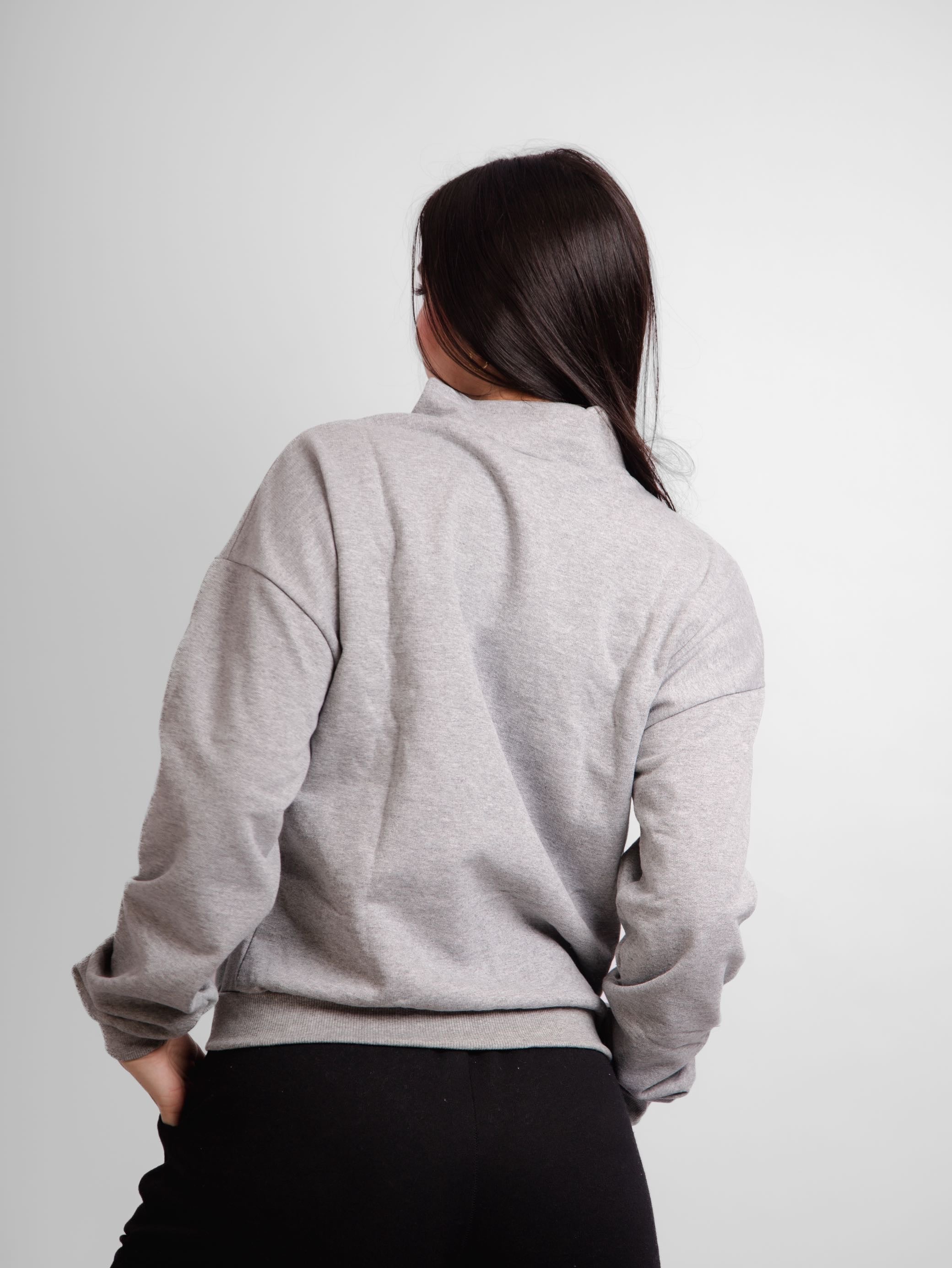 Blusão moletom half zip Brooklyn