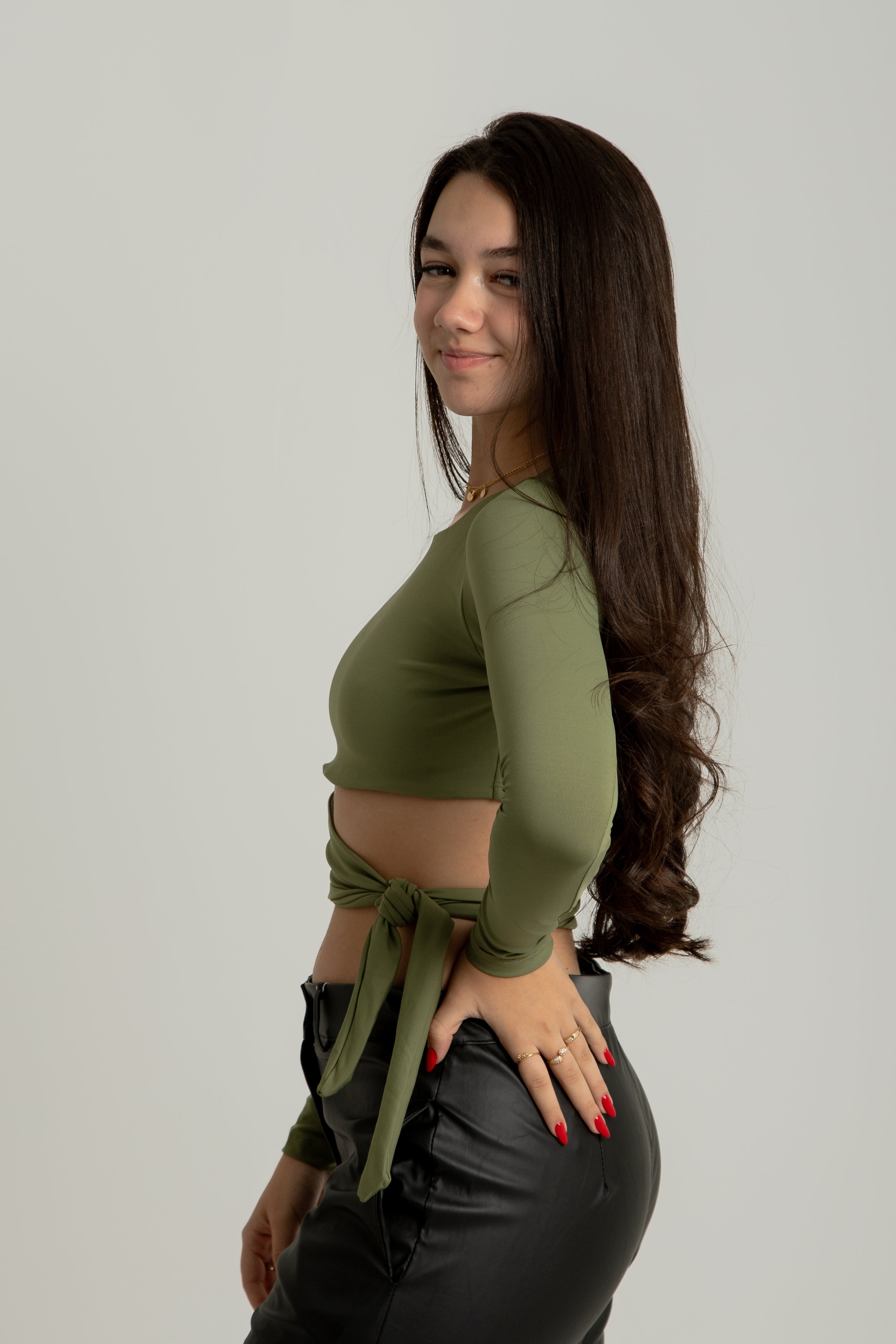 Top manga longa Bella
