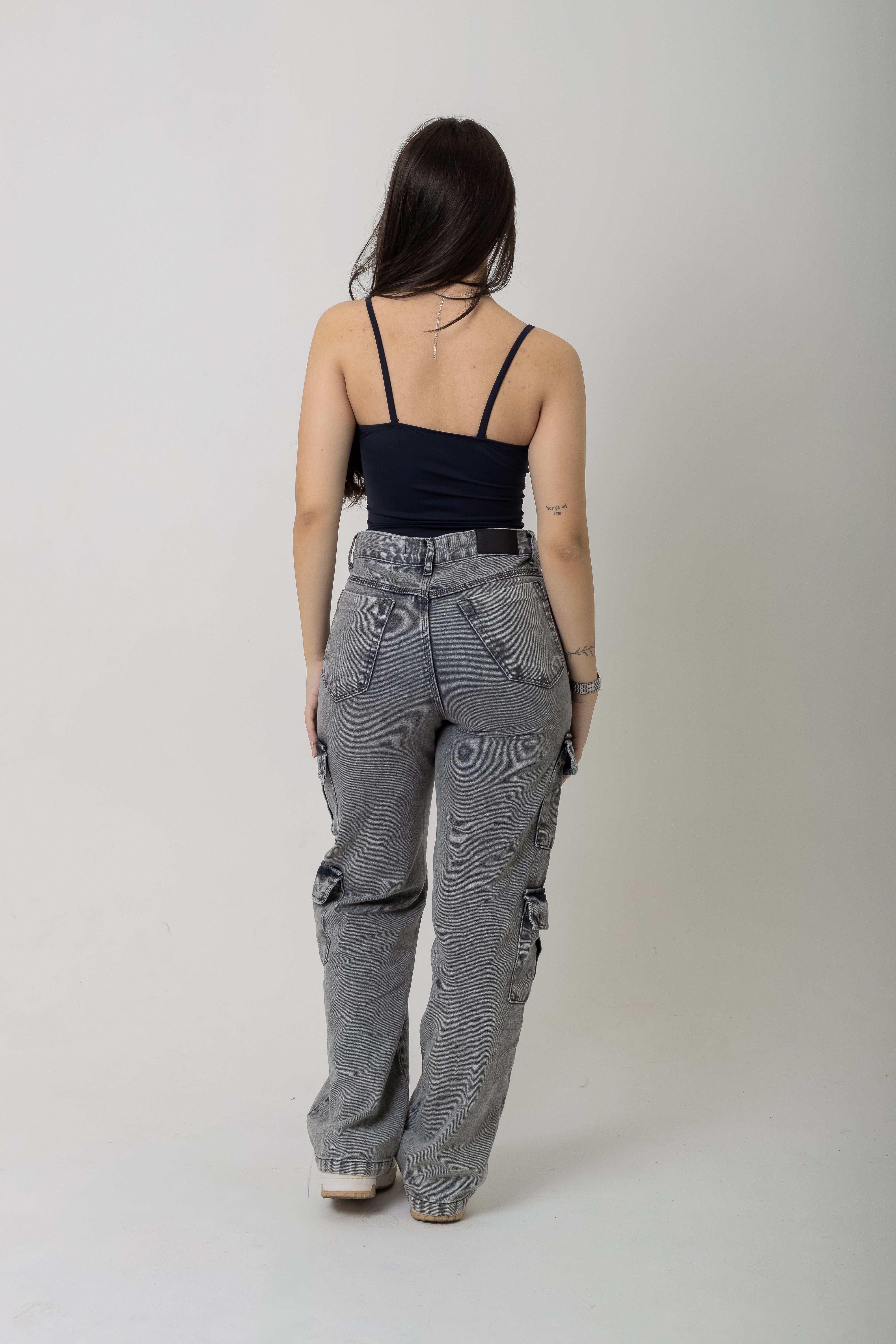 Calça cargo bolsos Honey