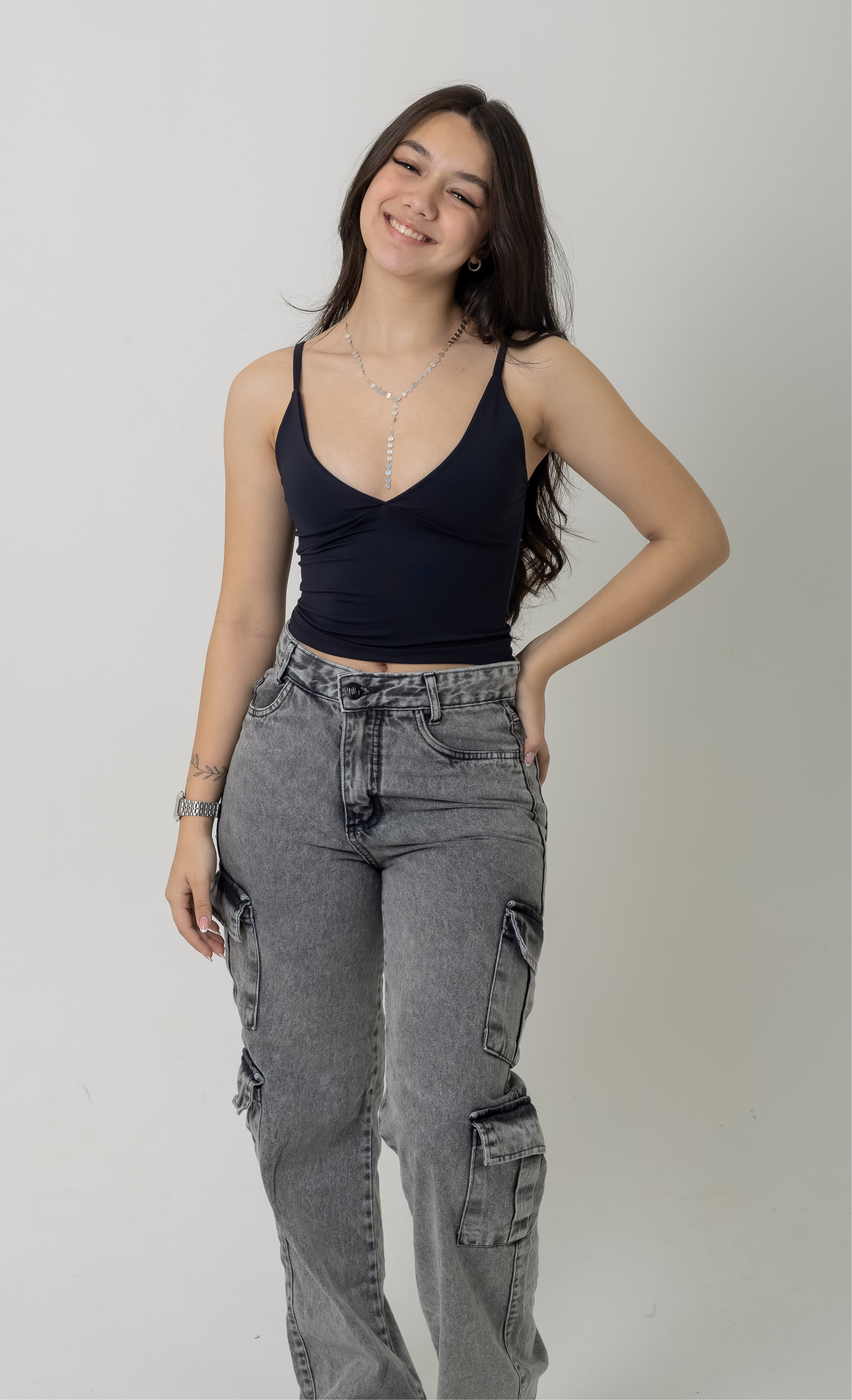 Calça cargo bolsos Honey