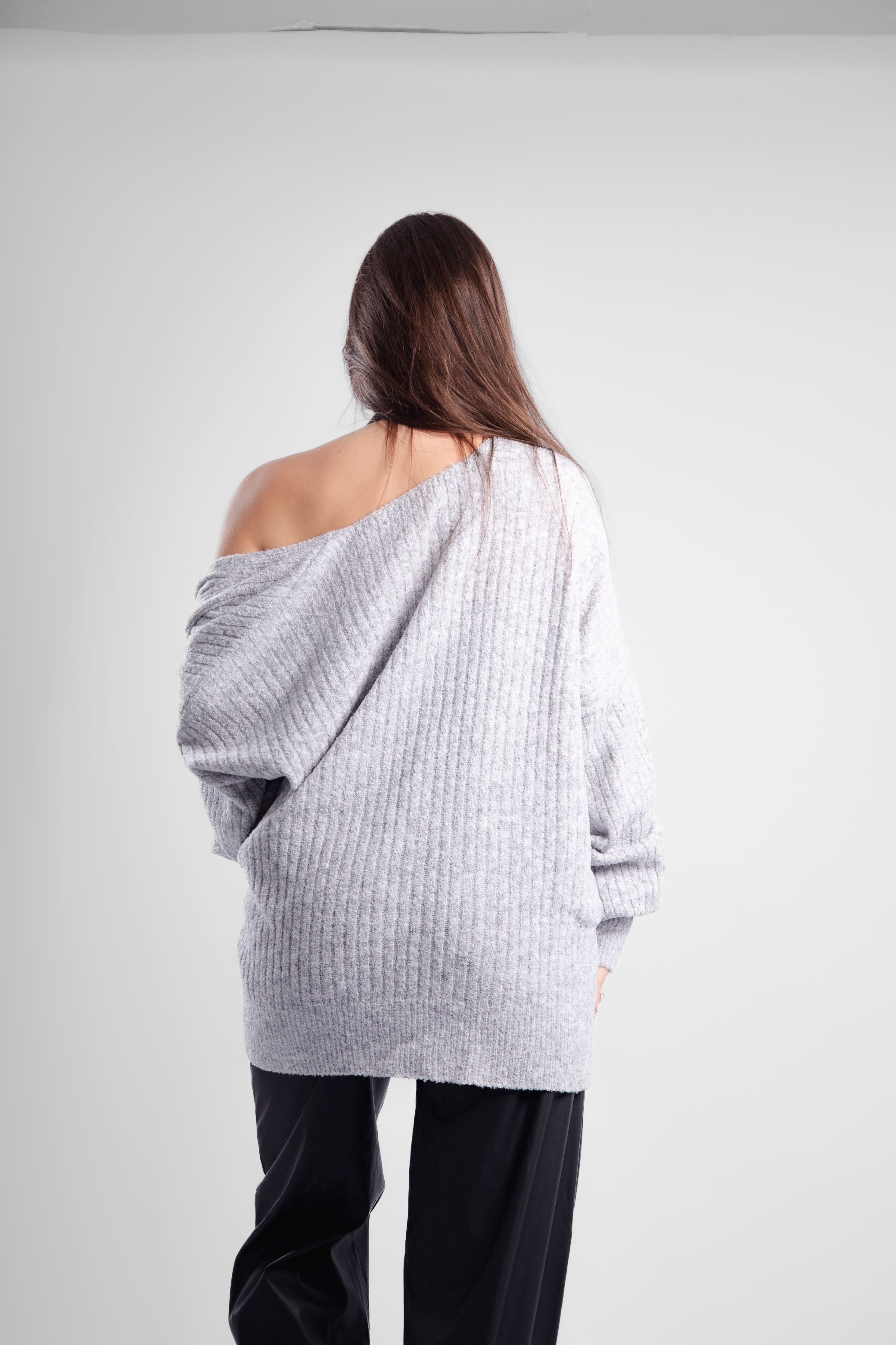 Cardigan fluido longo tricô Santiago