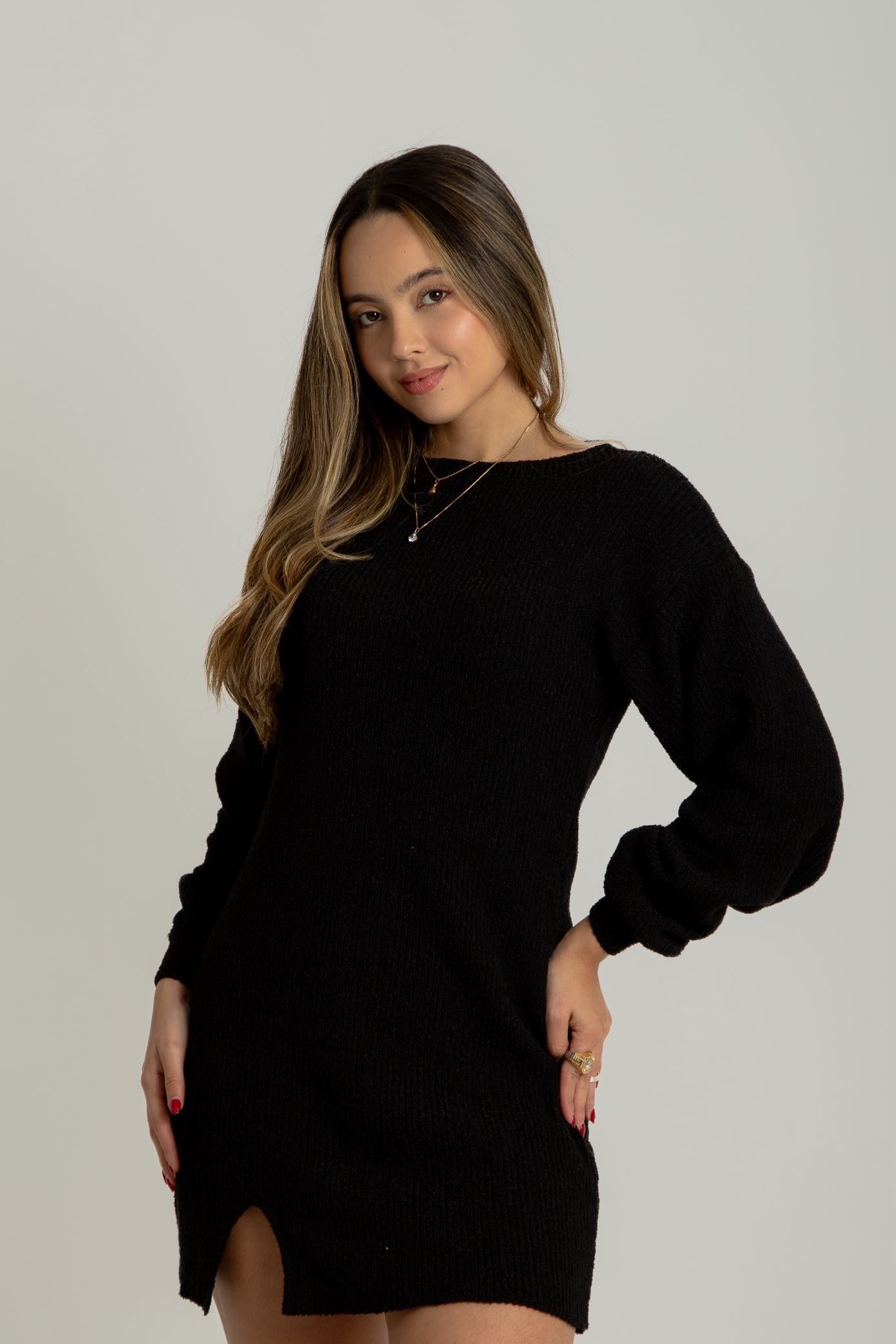 Vestido tricô Lunna