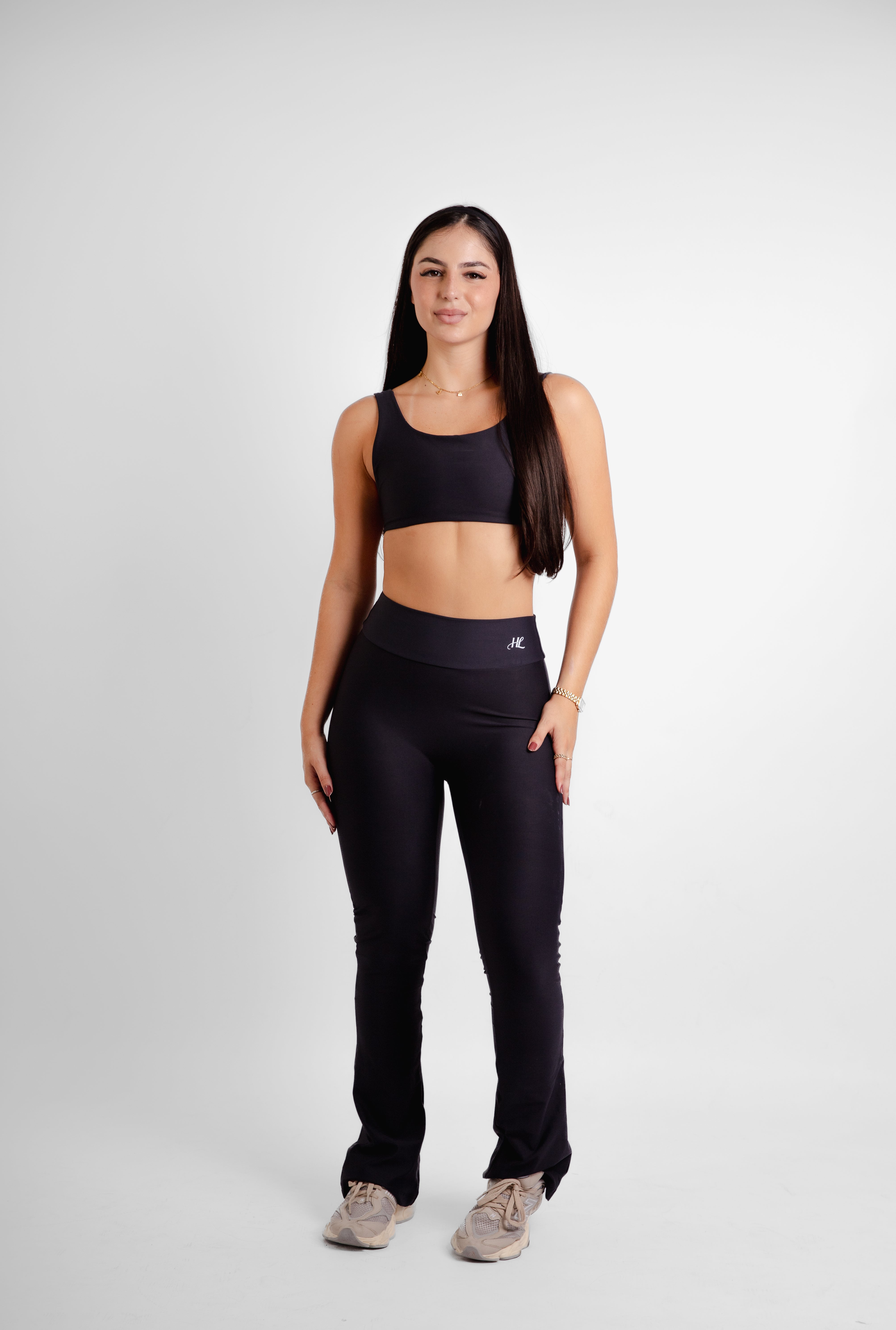 Conjunto flare+ costas nuas sense - sport