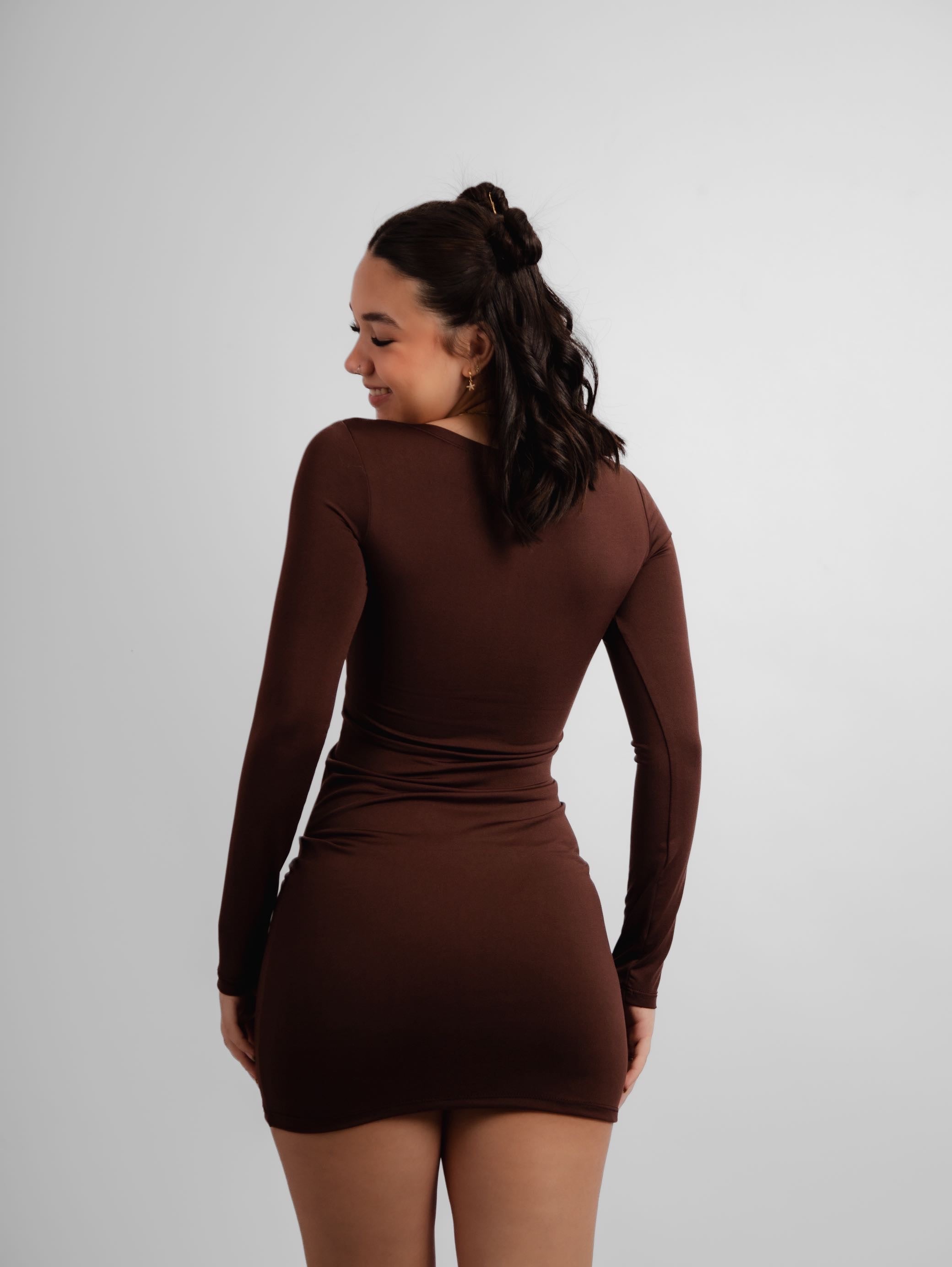 Vestido curto decote coração Mel