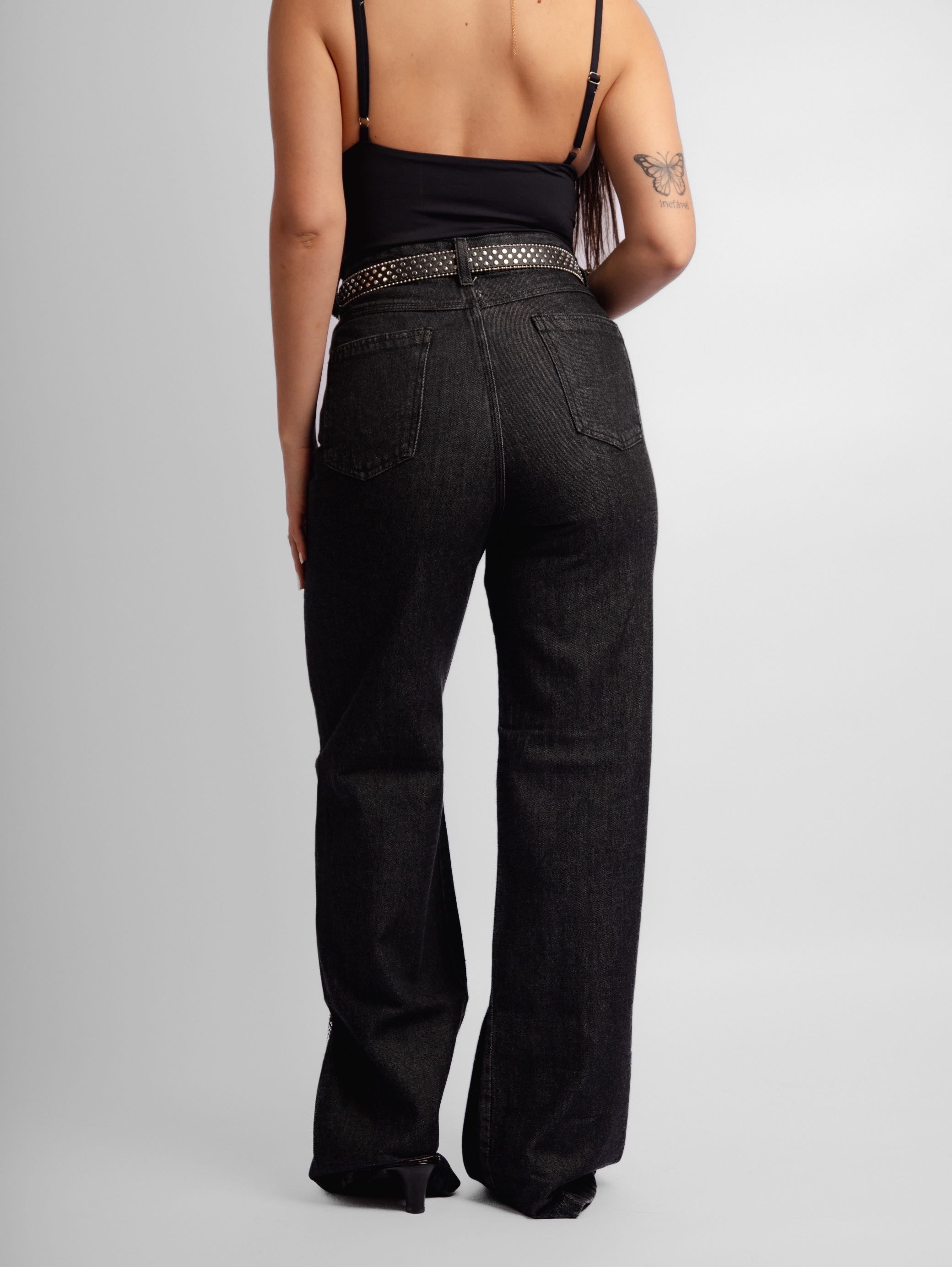 Calça jeans brilho Skye