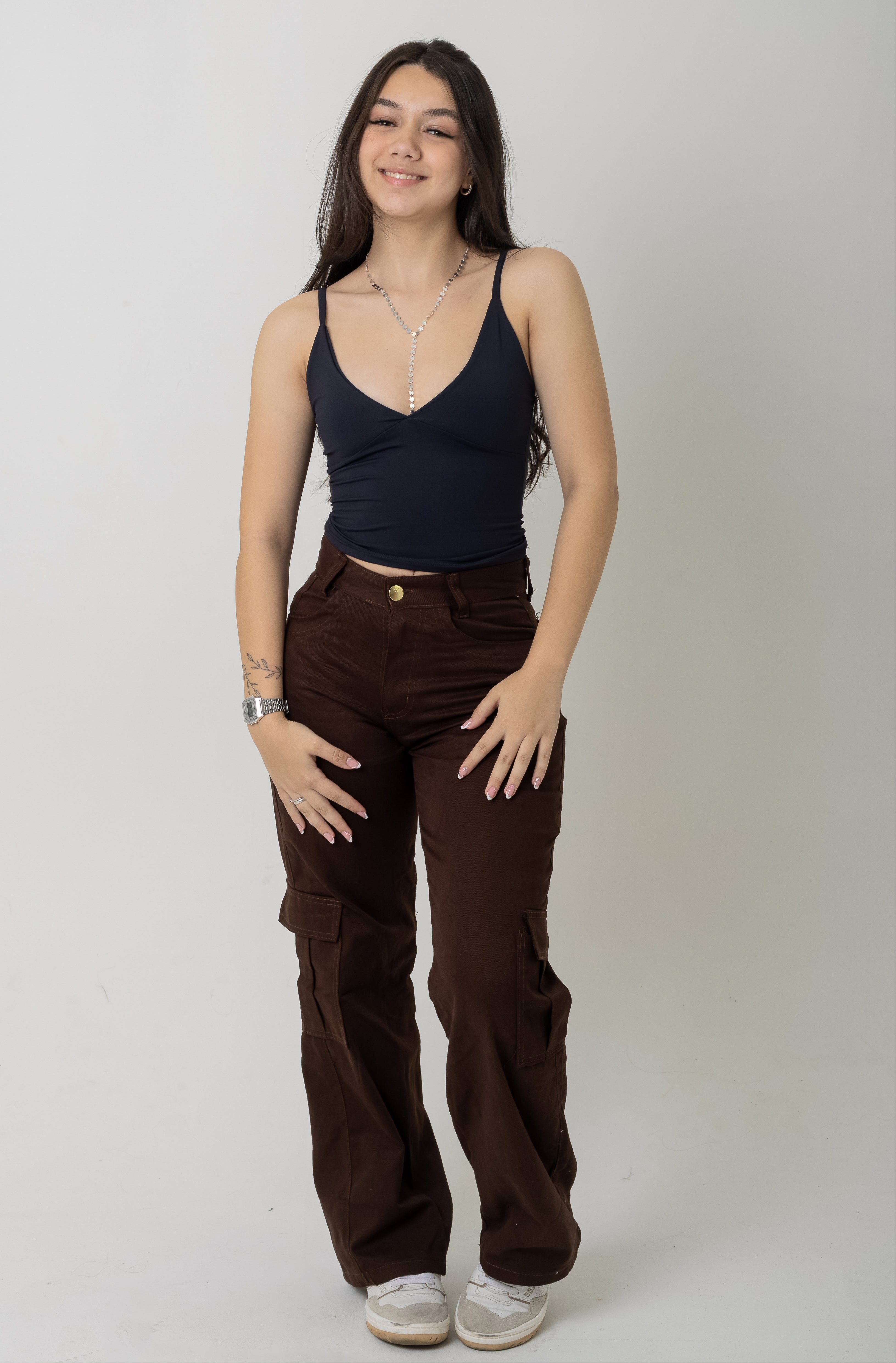 Calça cargo bolsos Choco