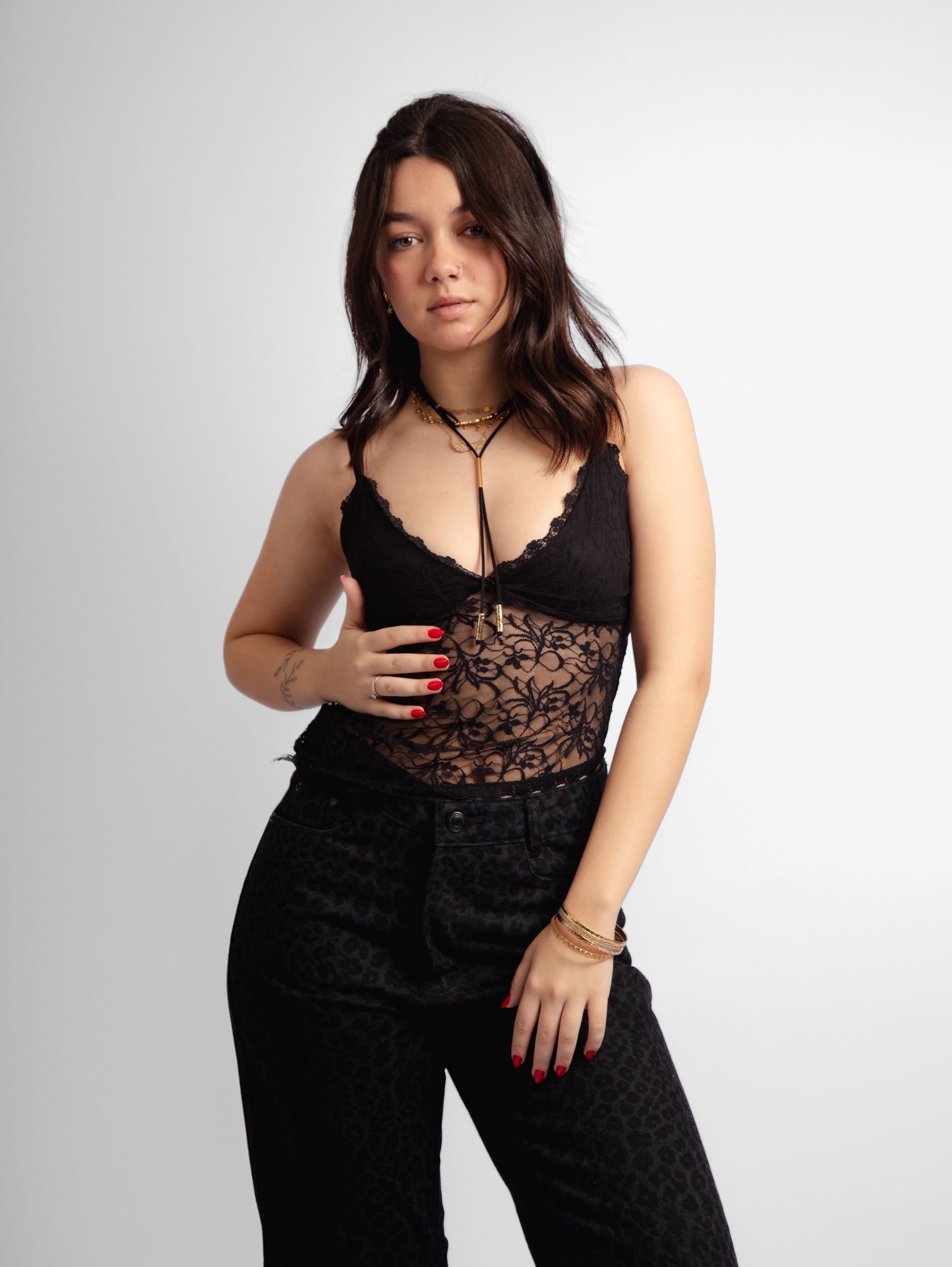 Top renda Rose