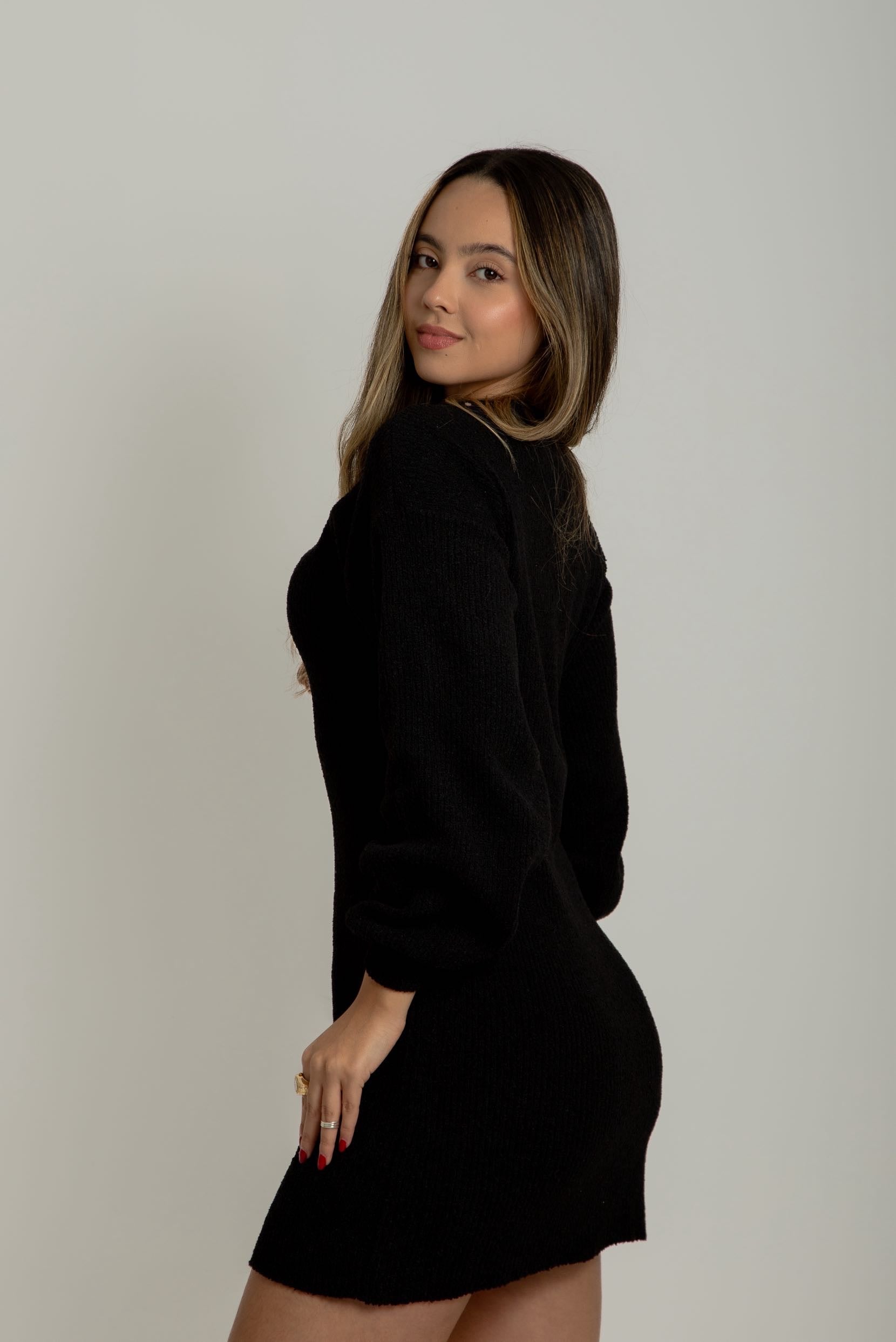 Vestido tricô Lunna