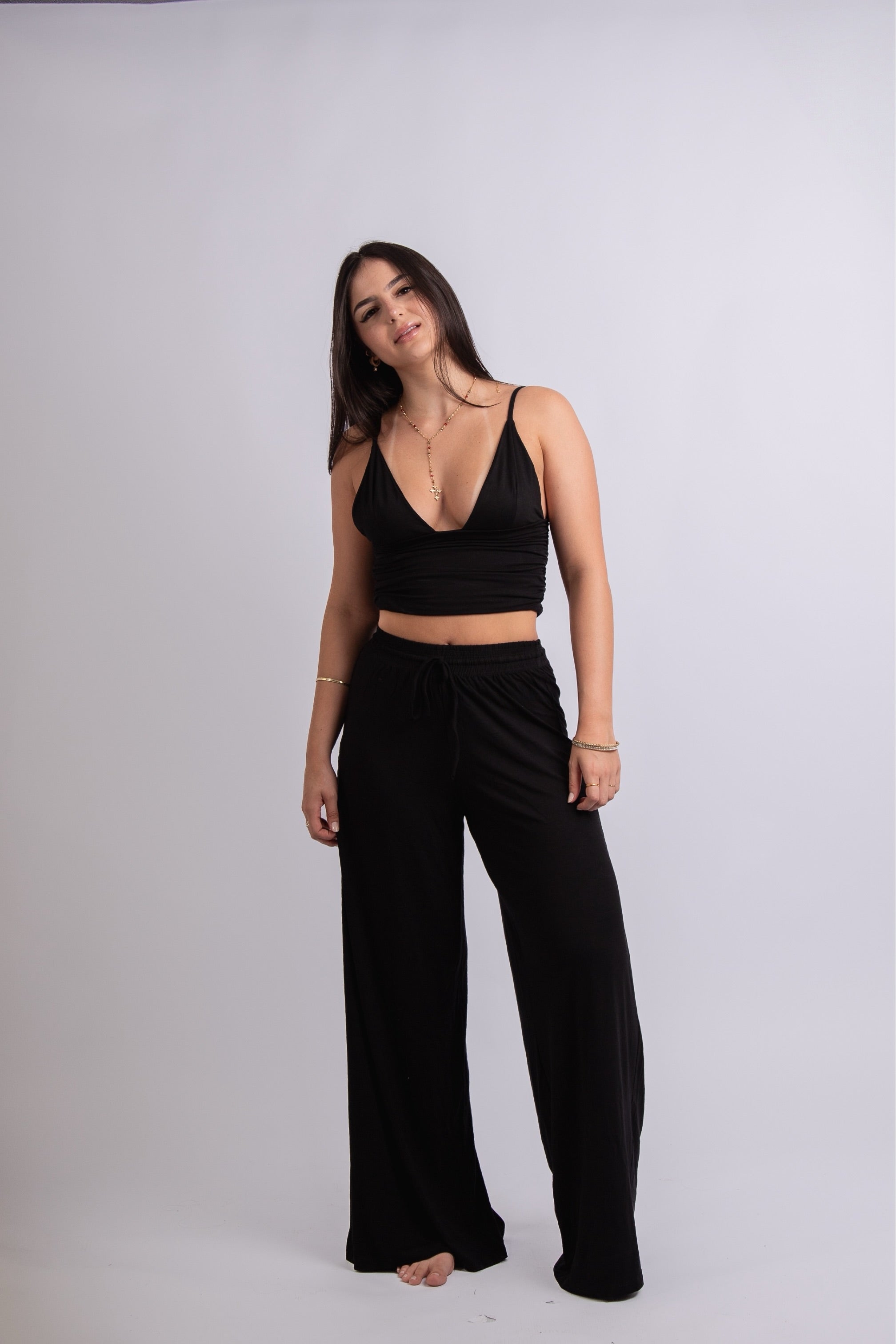 Calça pantalona Duna