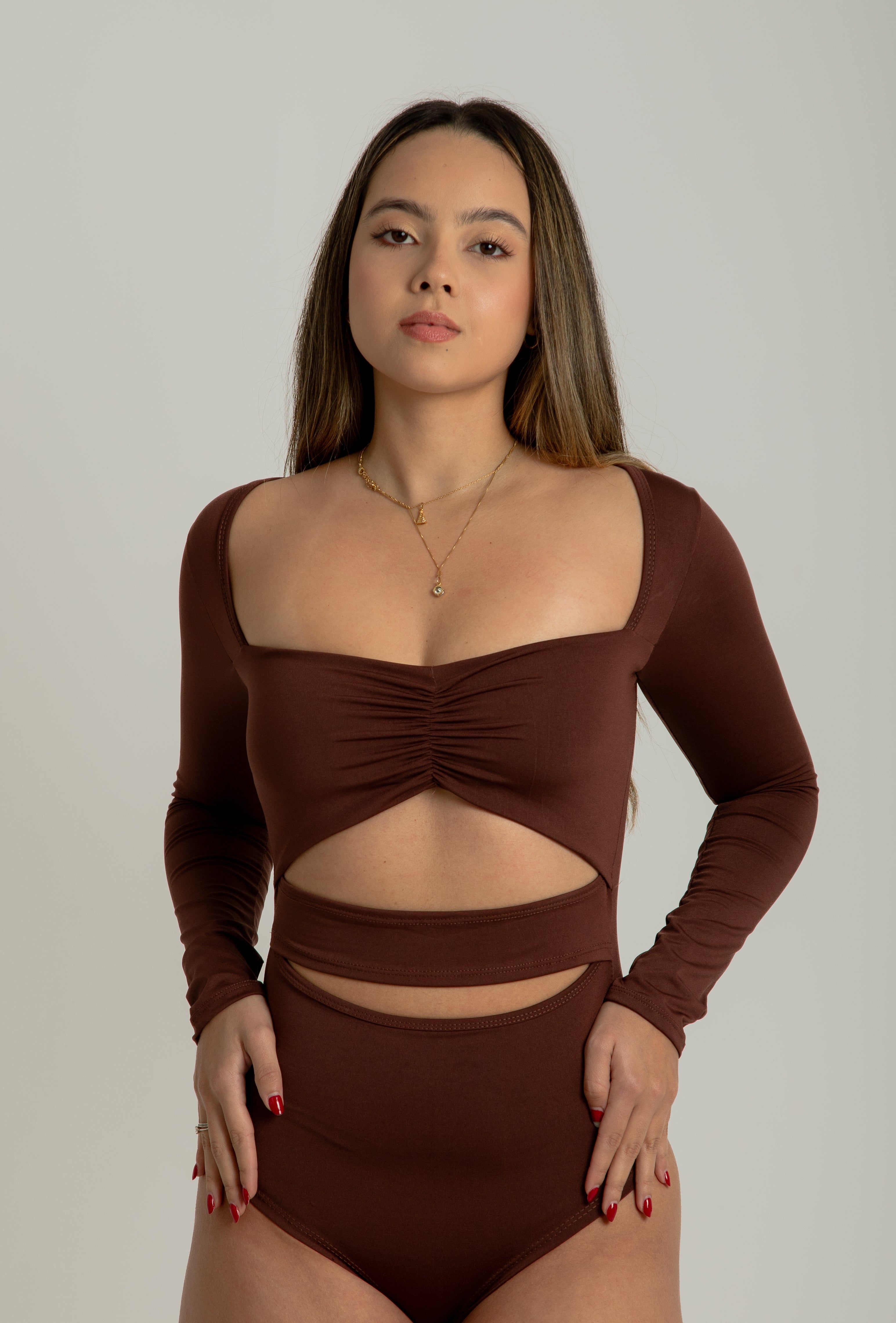 Body manga longa Sophia