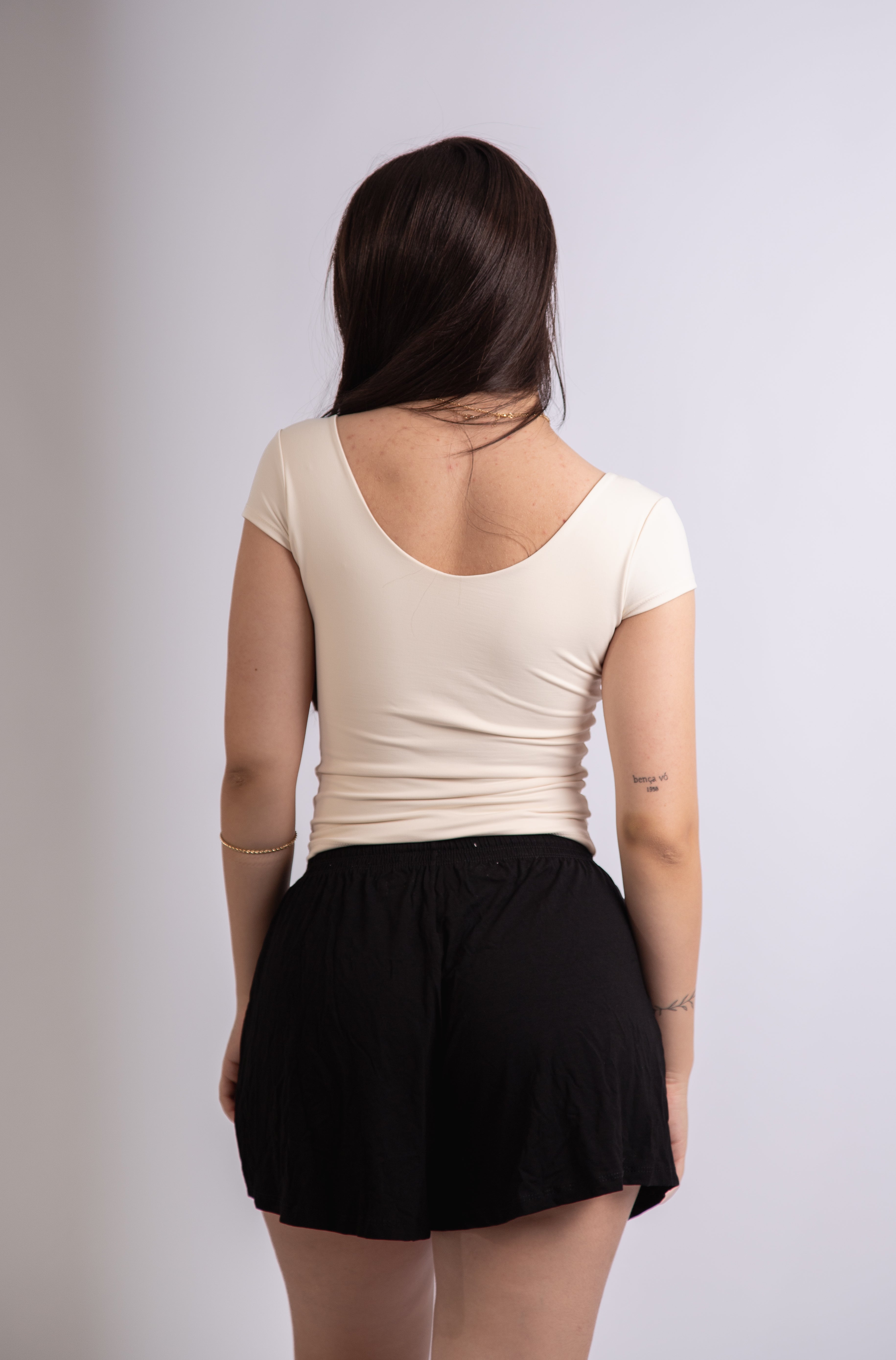 Top manguinha Lavínia